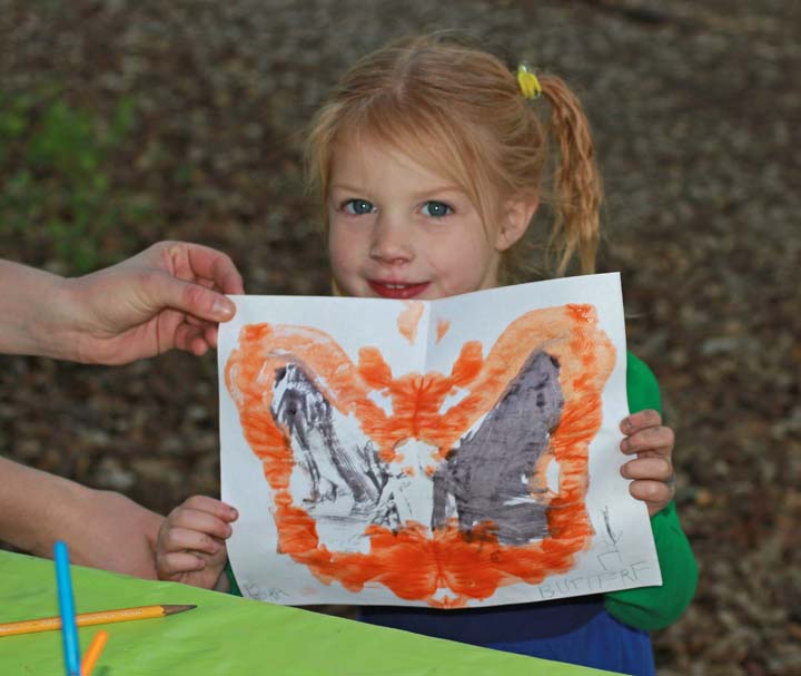 Girl & butterfly x