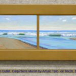 Marsh Outlet, Carpinteria Marsh by Arturo Tello, oil 16x20, $1000